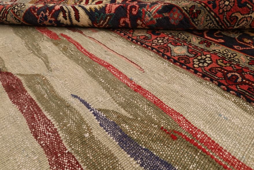 Heriz Antike Teppich 204x140 - Image 6