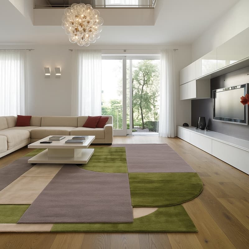 HANDTUFTED Carpet 245x150 - Image 2