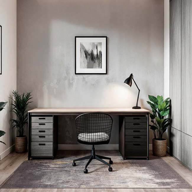 Modern Lotus Teppich 305x203