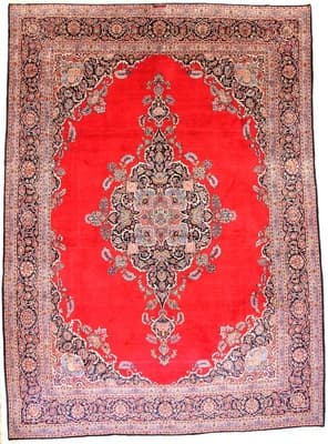 Antique Kashan Carpet  418x314