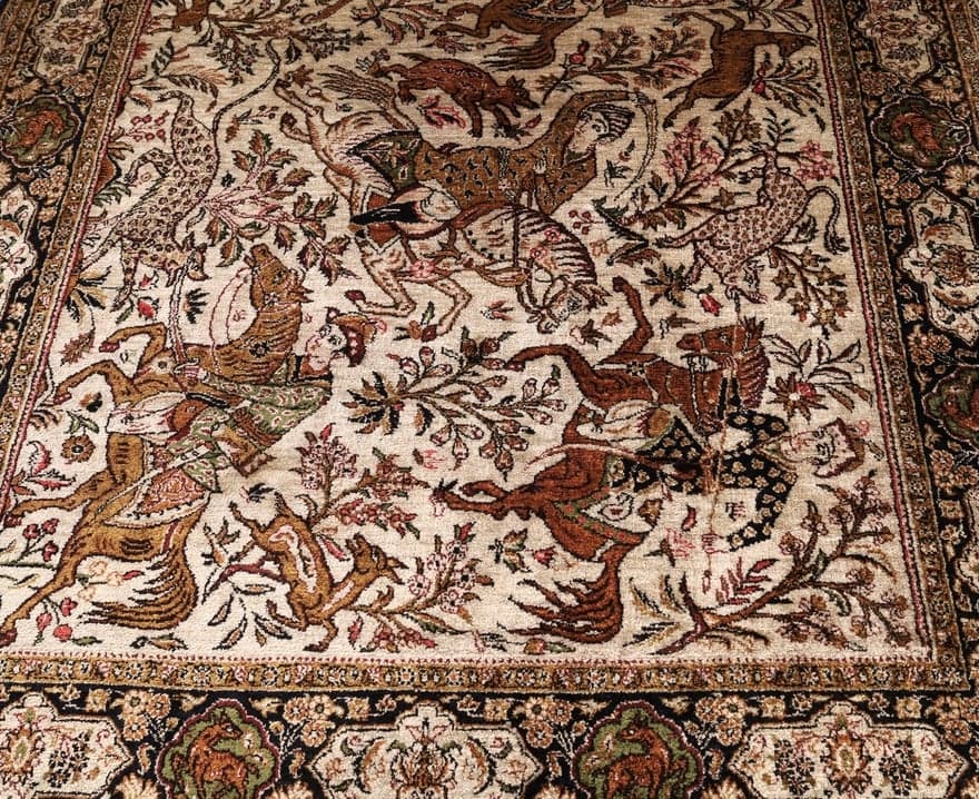 Qum Silk Carpet 160x106 - Image 3