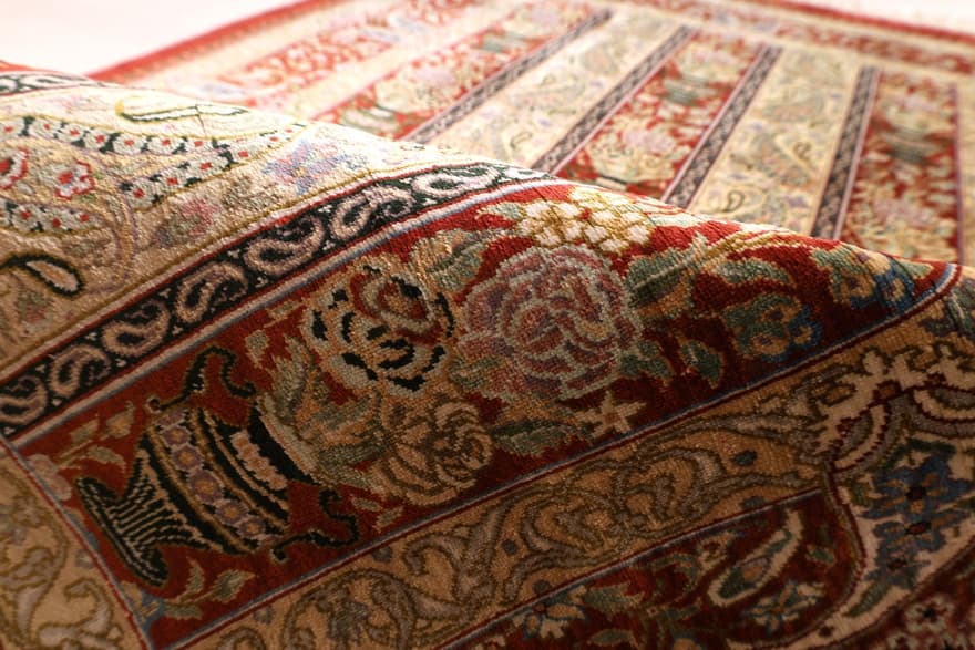 Ghom Seide Teppich 125x80