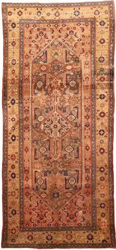 Antique Malayer Carpet 365x164