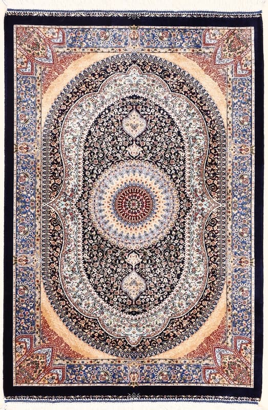 Qom Daisy Carpet 90x60