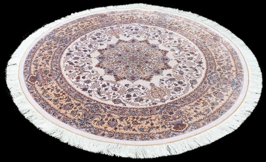 Ghom Rose Teppich 160x160 - Image 4