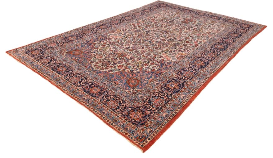 Kashan Antik  Teppich 343x230