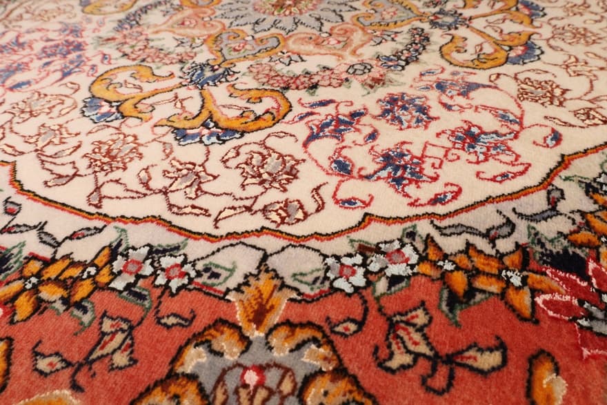 Tabriz50Raj Teppich 95x95 - Image 2