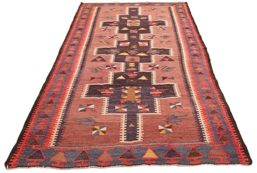 Kelim  Fars Teppich  230x148 - Image 4