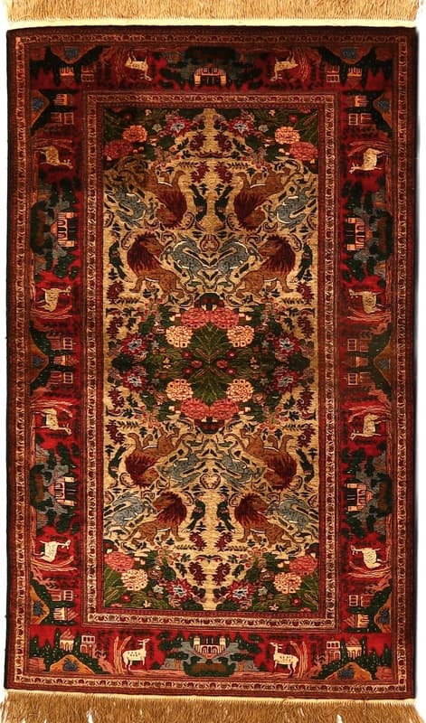 Quchan Seide Teppich 153x94