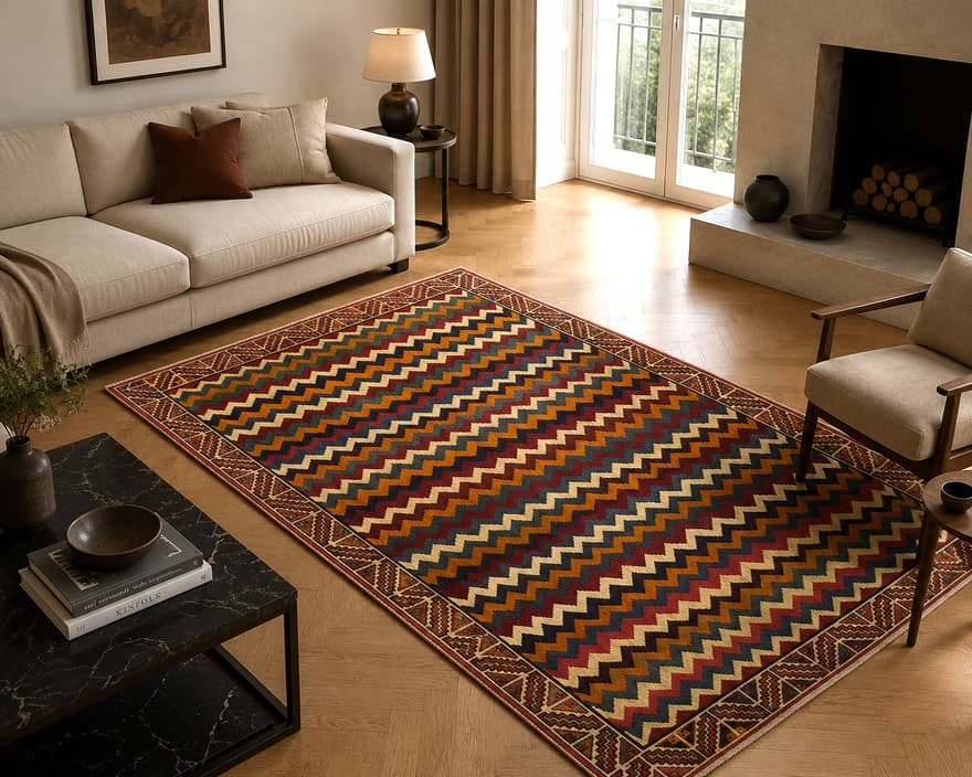 Ghashghai Carpet 182x118 - Image 2