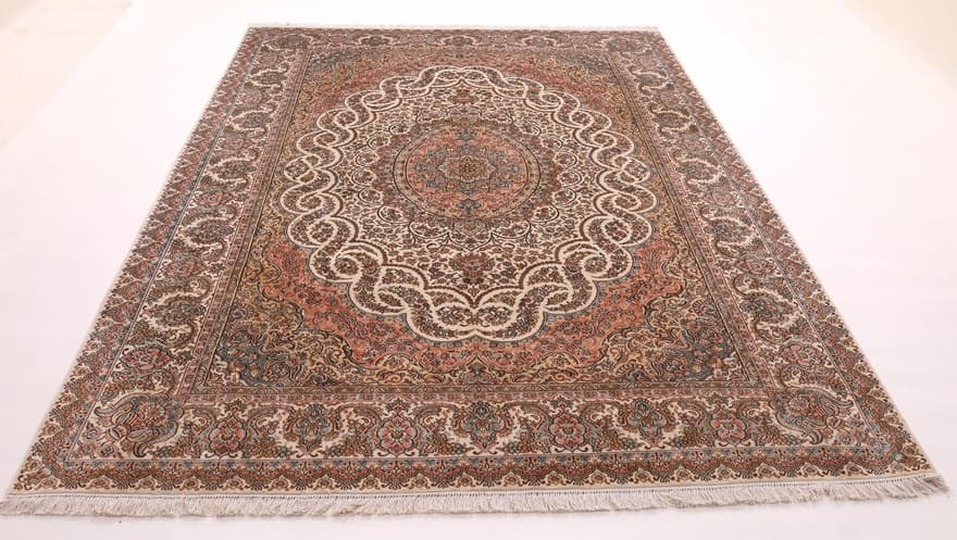 Kashmir Silk Carpet 307x222