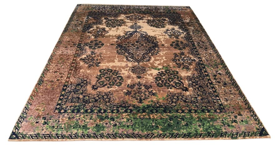 Modern Lotus Teppich 307x243
