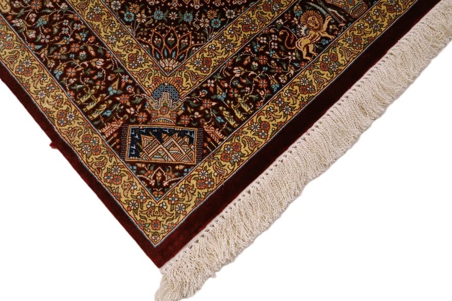 Ghom Seide Teppich 118x80