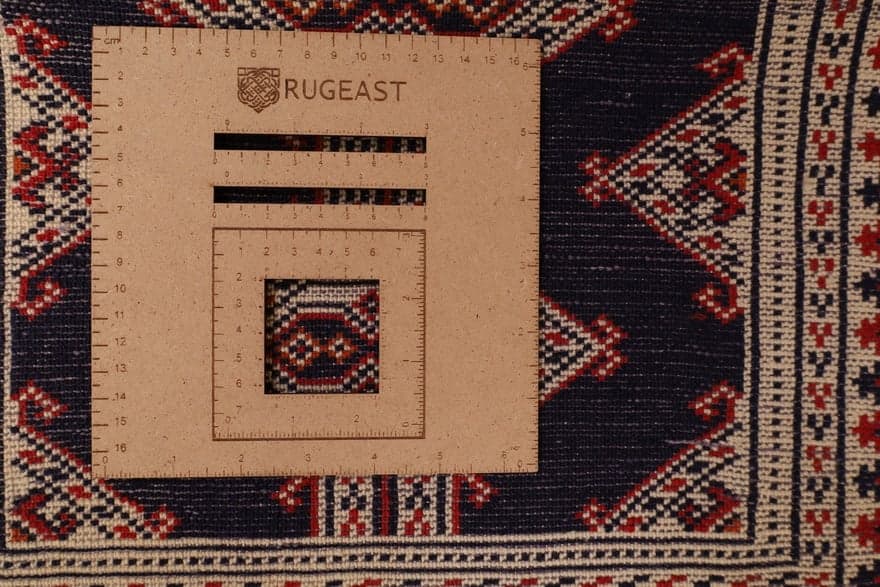 Turkaman Carpet  90x63 - Image 6