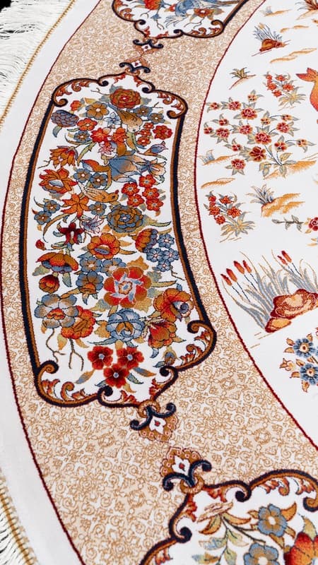 Ghom Dahlia Teppich  160x160 - Image 3