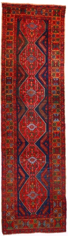 Der rote Läufer-Teppich aus Ardabil 378x105