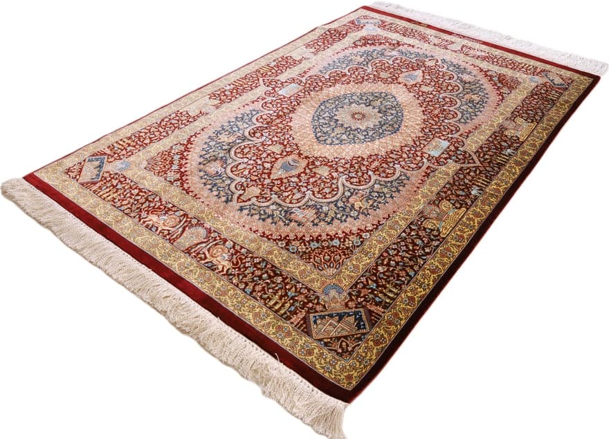 Ghom Seide Teppich 118x80