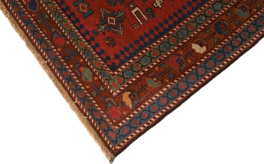 Antique Heriz Teppich 190x153 - Image 6