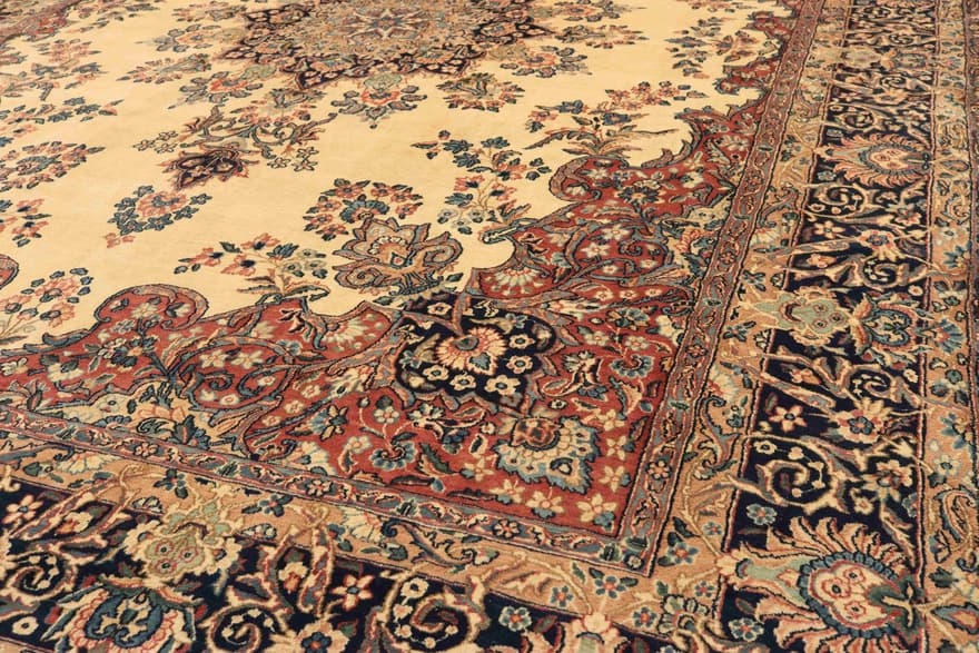 Kerman Ravan Teppich 415x298