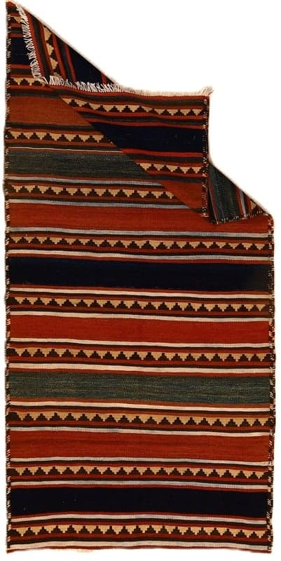 Kelim  Fars Teppich  201x100 - Image 3