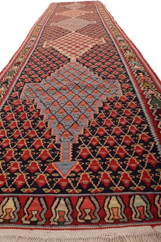 Kilim Seneh Carpet  336x78 - Image 3
