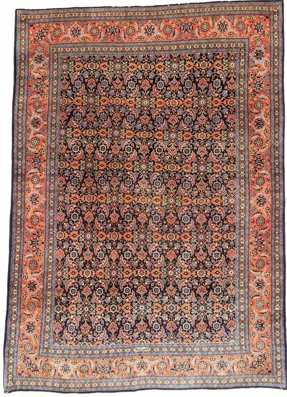 Tabriz Mahi 40 Raj Teppich 285x203