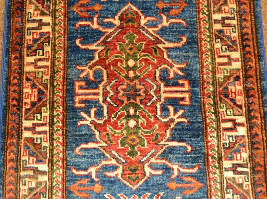 Ariana-Kazak Carpet  97x59 - Image 3