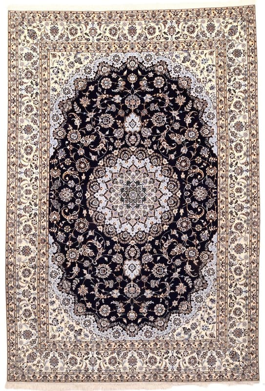 Nain 6La carpet – dark blue handwoven  378x257