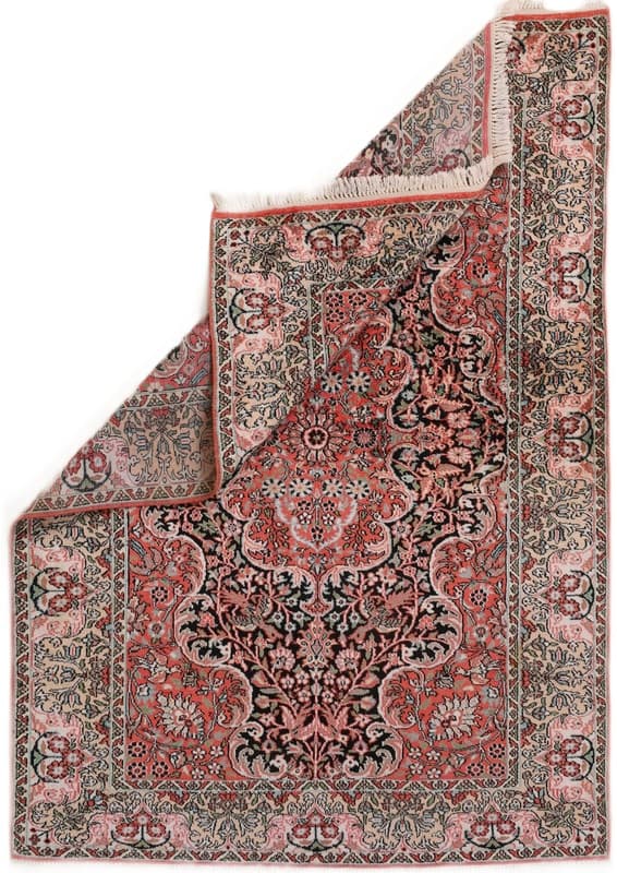 Kashmir Silk Carpet  213x150 - Image 2