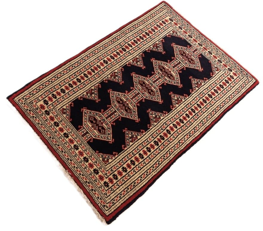 Turkaman Carpet  90x63 - Image 5