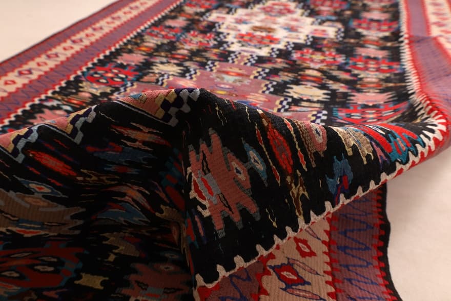 Kilim Fars Carpet  274x83 - Image 4