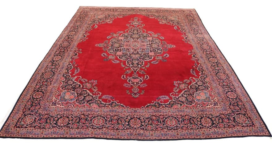 Antique Kashan Carpet  418x314