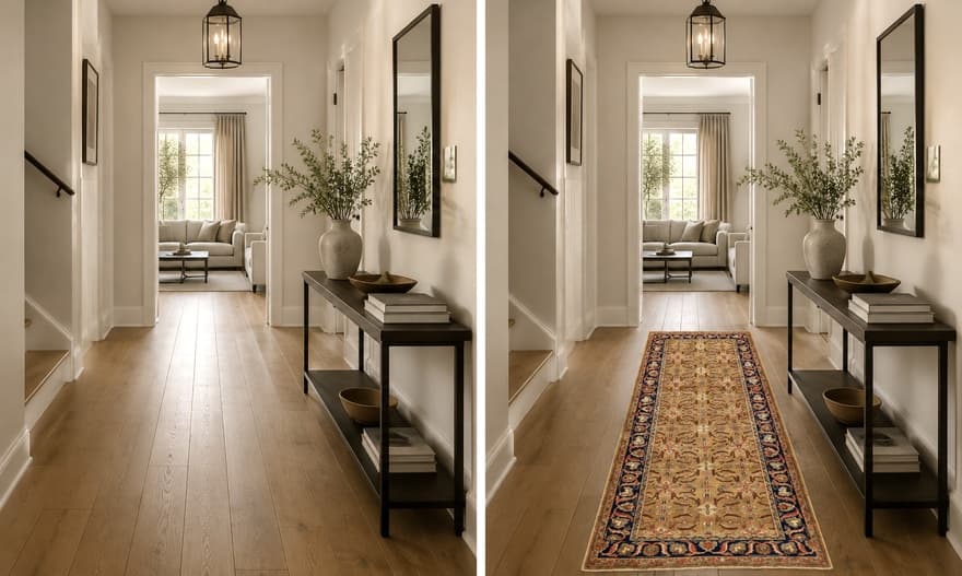 Sarouk Carpet  207x100 - Image 2