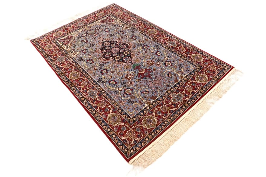 Isfahan Seidenkette Teppich 170x109
