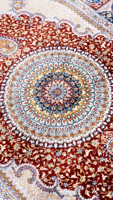 Qom  Dahlia Carpet 90x60 - Image 4