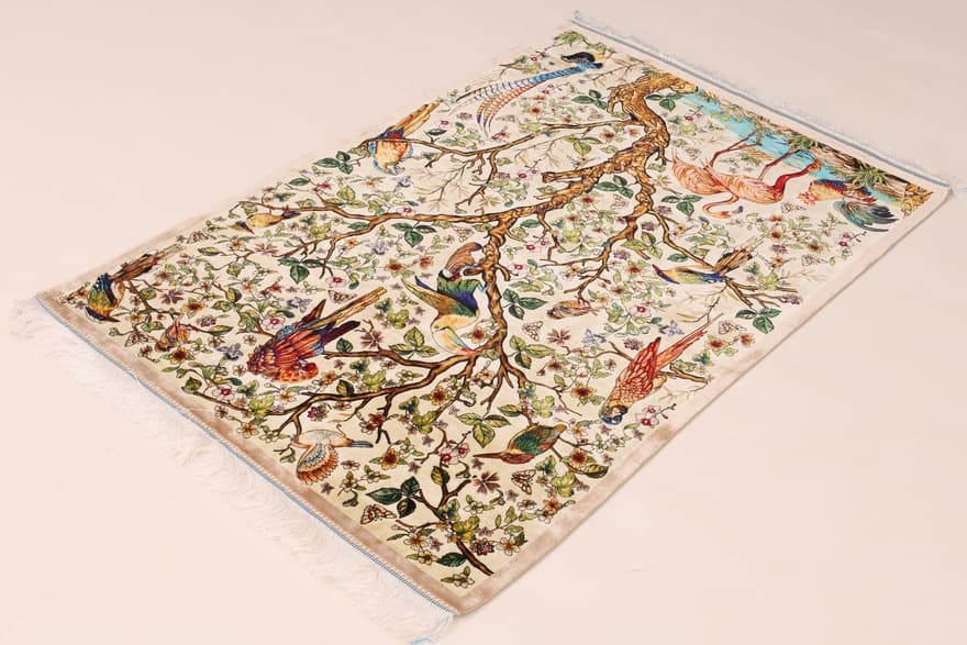 Ghom Dahlia Carpet 150x100