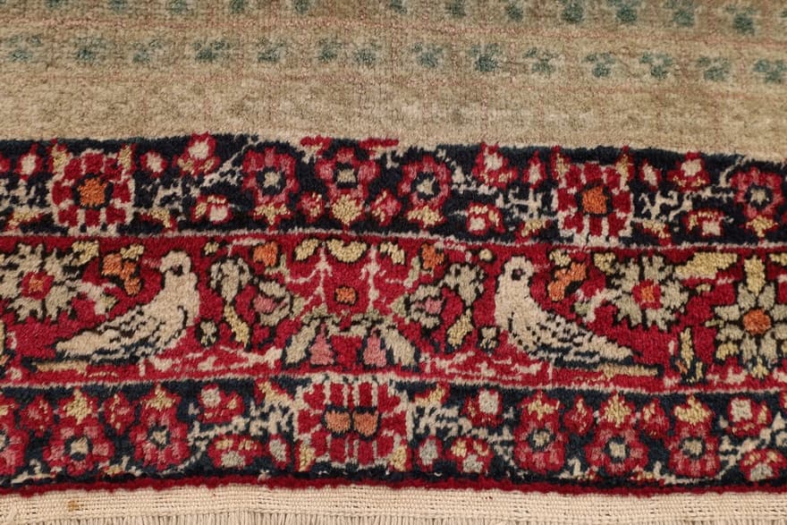 Antique Kerman Carpet 129x80