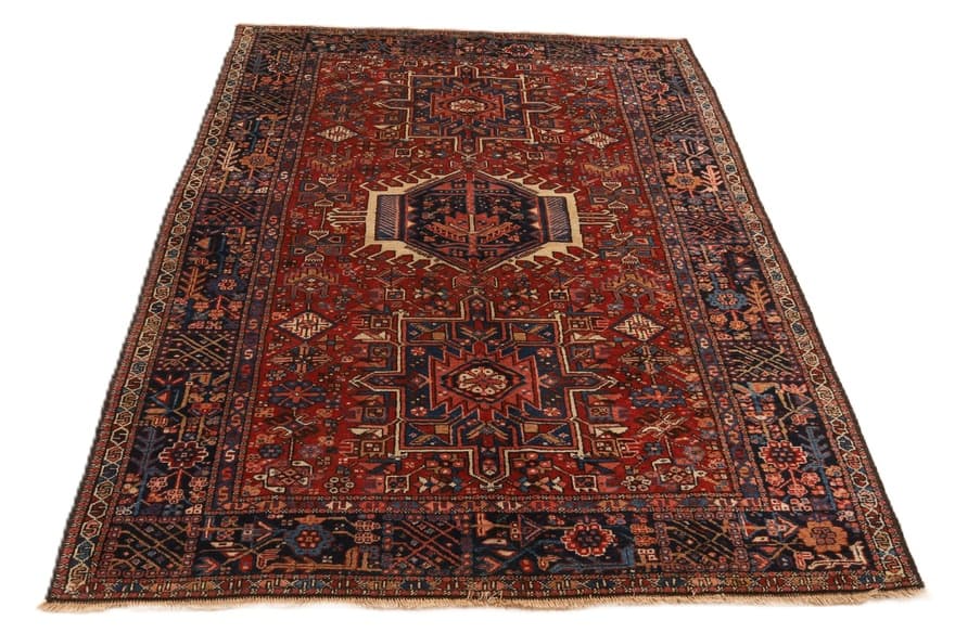 Antique Heriz Carpet  200x145 - Image 4