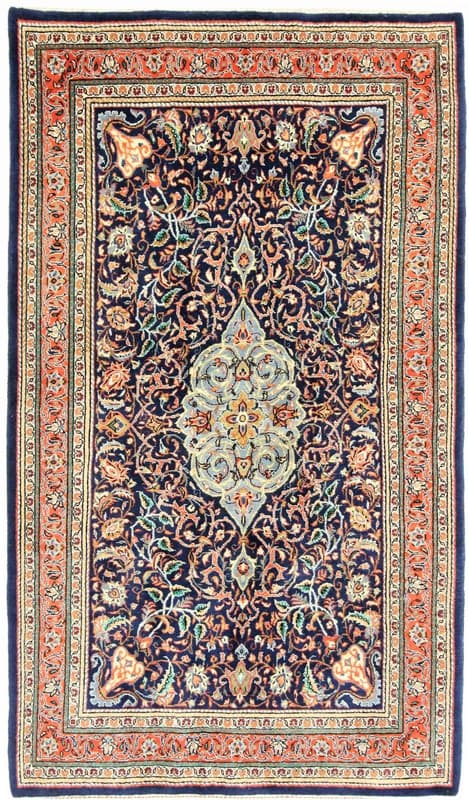 Handwoven Sarough Persian Rug 222x134 cm