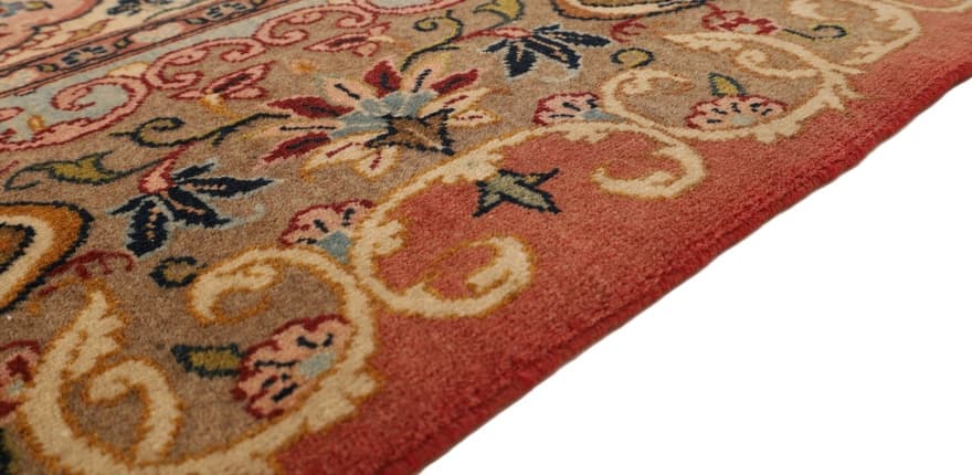 Antike Kashan Teppich 201x144
