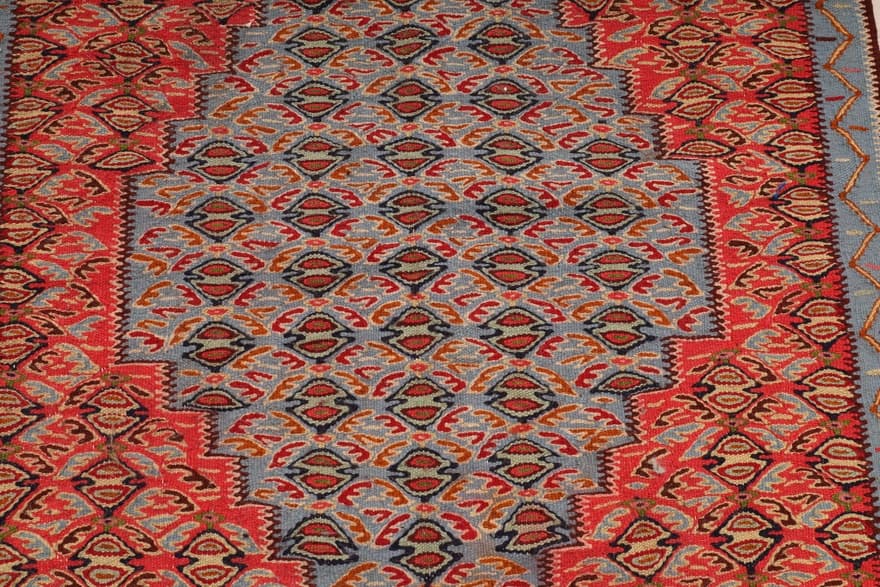 Kelim Seneh Teppich 104x77 - Image 4