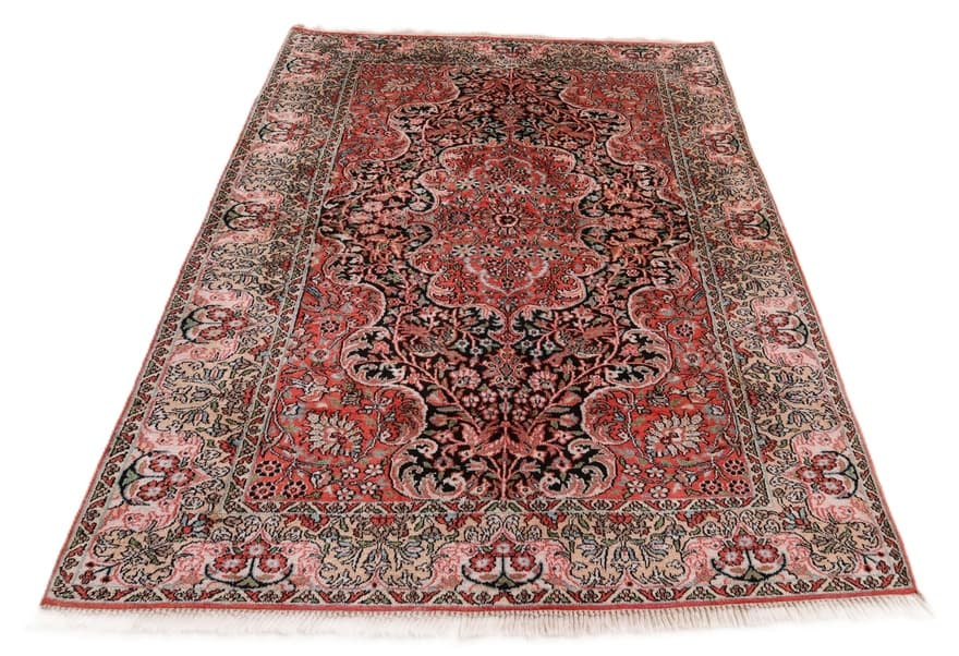 Kashmir Silk Carpet  213x150 - Image 3
