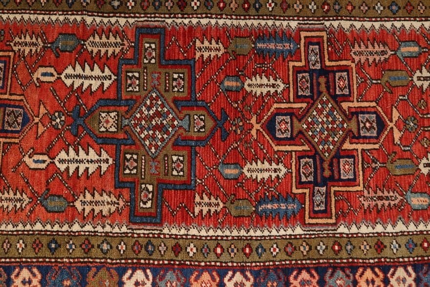 Antique Heriz Teppich 330x100 - Image 6