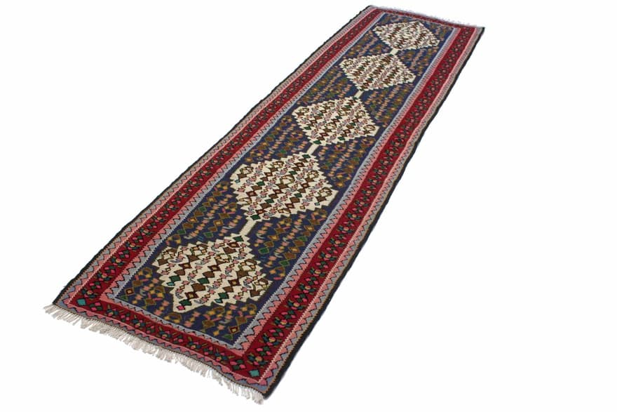 Kelim Senneh Teppich  288x81
