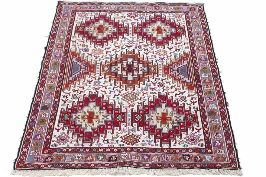 Kelim Silk Carpet 142x98