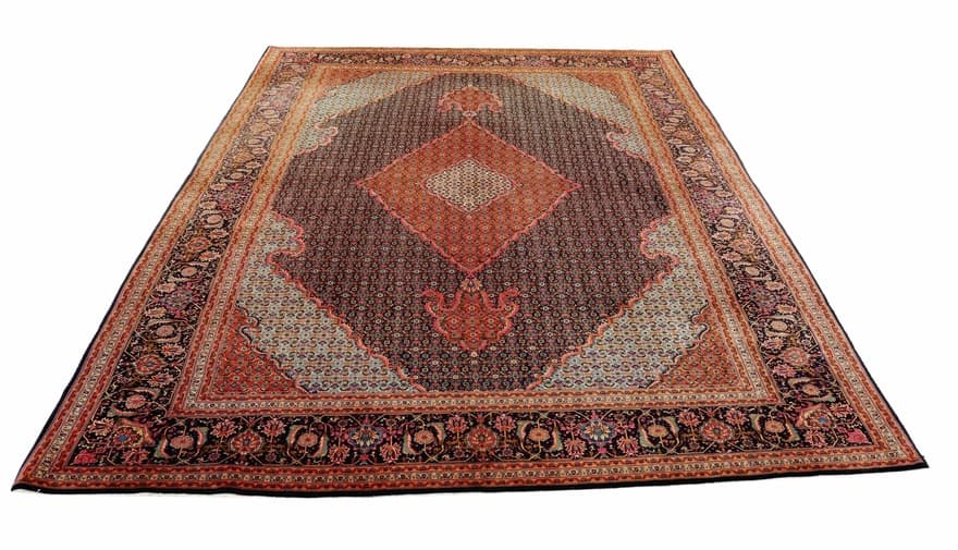 Authentischer Tabriz 50 Raj Mahi Teppich 362x253 cm