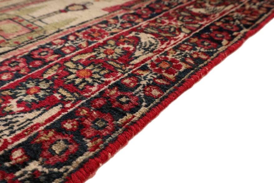 Antique Kerman Carpet 129x80