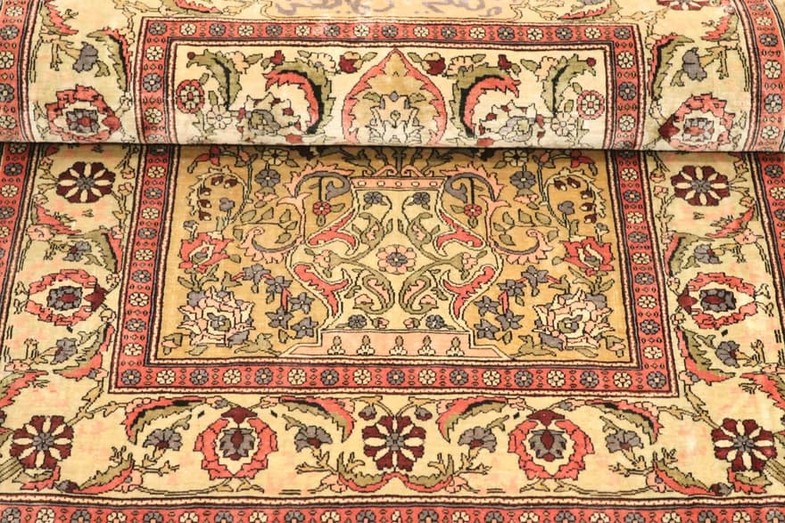 Hereke Silk Carpet 100x62