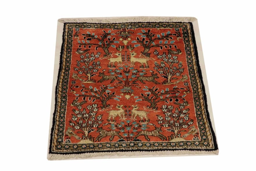 Ghom Silk Carpet 75x56