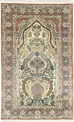 Herike Seide Teppich 125x77